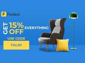 Fordeal Discount Code: Get Extra 15% OFF on Everything
